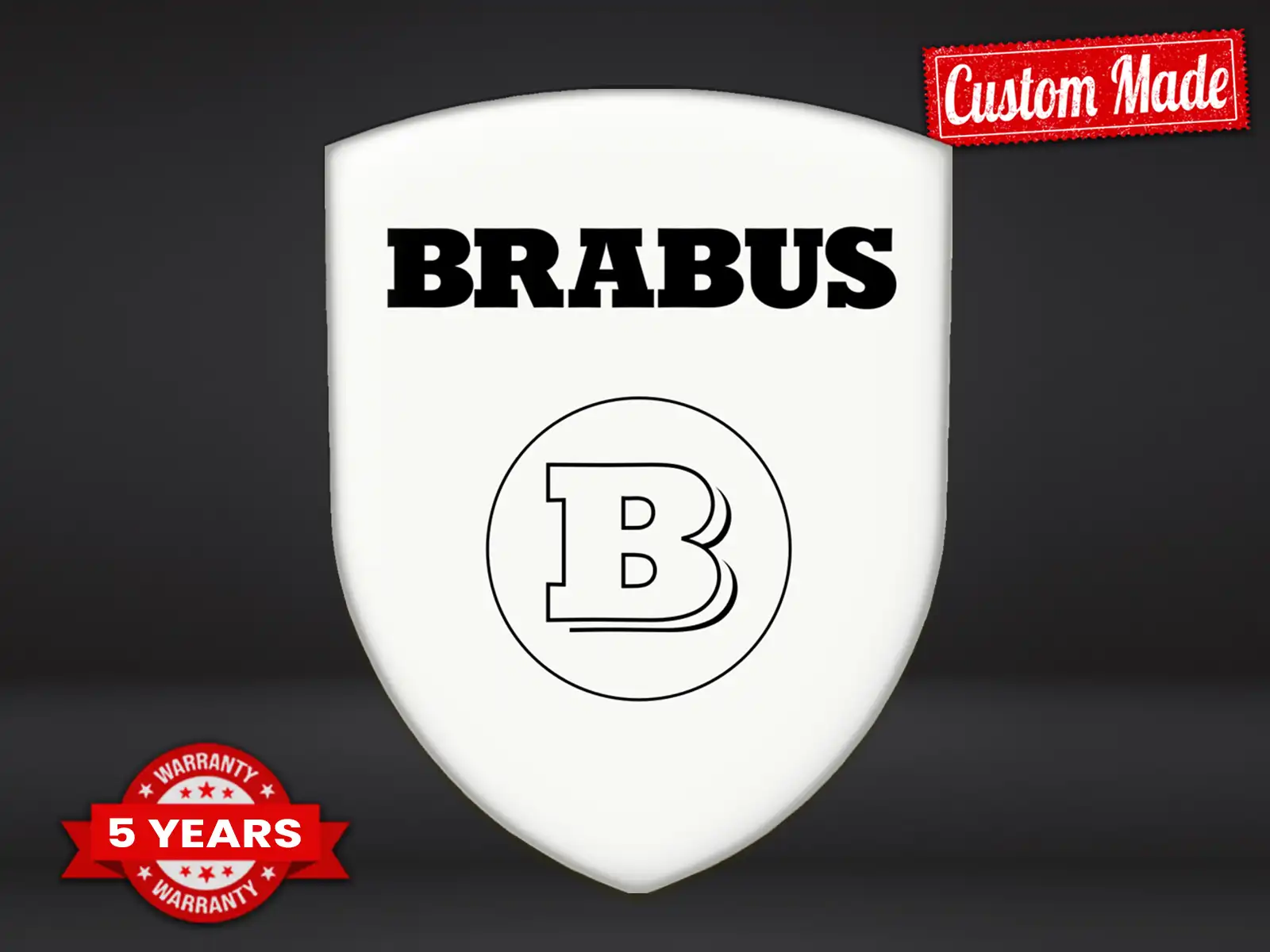 Brabus Heckscheibenaufkleber Auto Sport Hochwertig Pro